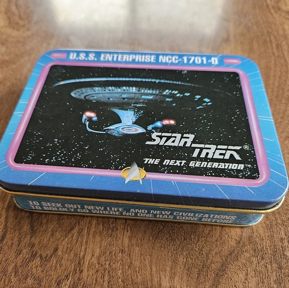 STAR TREK THE NEXT GENERATION PLAYING CARDS VTG 1992  ENESCO POKER BLACKJACK - Picture 7 of 9